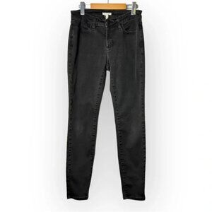 Eileen  Fisher Black Organic Cotton Skinny Jeans 10P